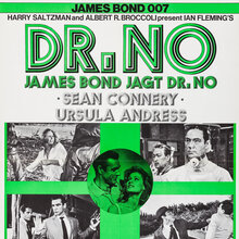 Swiss James Bond movie posters