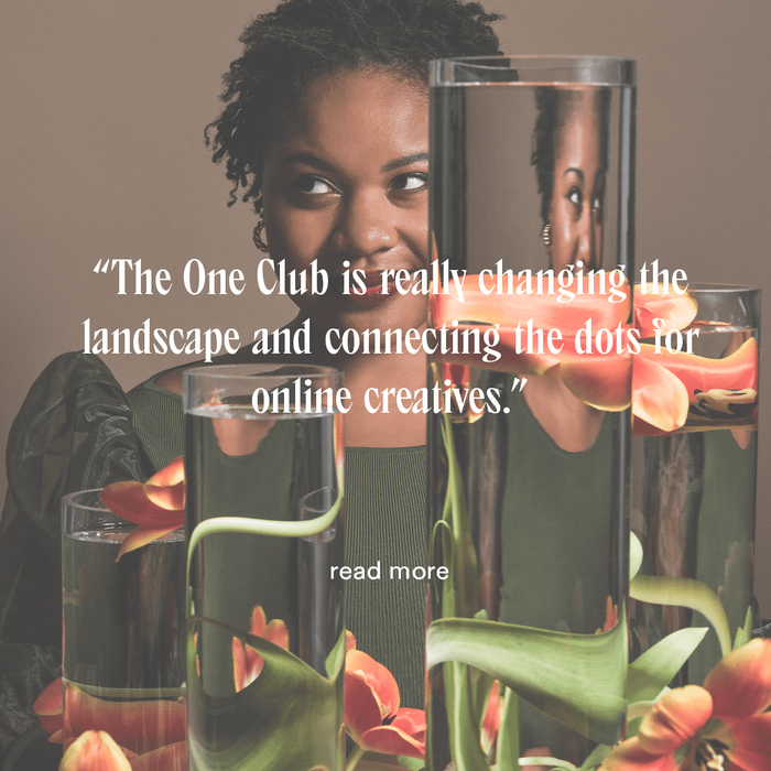 The One Club for Creativity membership page 1