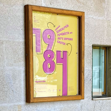 <span><cite>1984. Unha xenealoxía feminista da arte urbana galega</cite> </span>exhibition poster