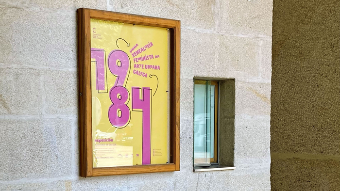 1984. Unha xenealoxía feminista da arte urbana galega exhibition poster 1