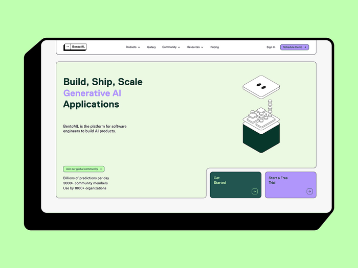 BentoML website 1