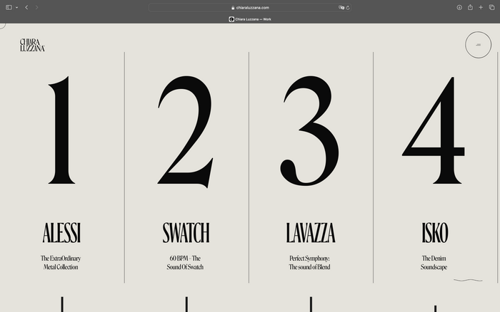 Chiara Luzzana website 1