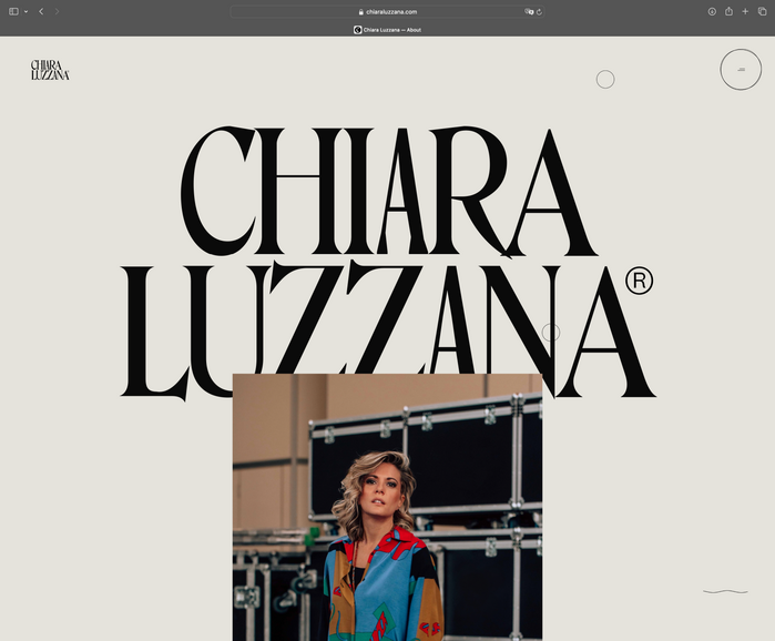 Chiara Luzzana website 6