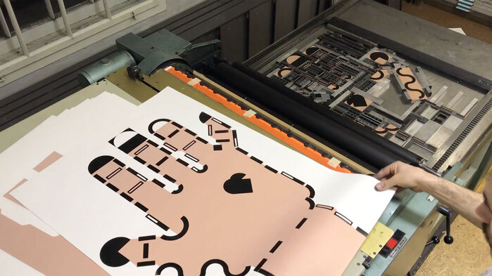 Printing of the shapes