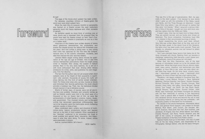 Foreword and preface ft. Jay Gothic Outline with Helvetica