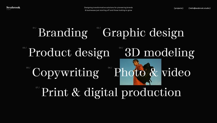 Seabrook Studio website 2