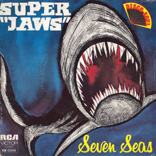 Seven Seas – “Super ‘Jaws’” / “Pat’s Jam” single cover