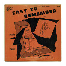 Royale Concert Orchestra – <cite>Easy to Remember</cite> album art