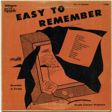 Royale Concert Orchestra – <cite>Easy to Remember</cite> album art