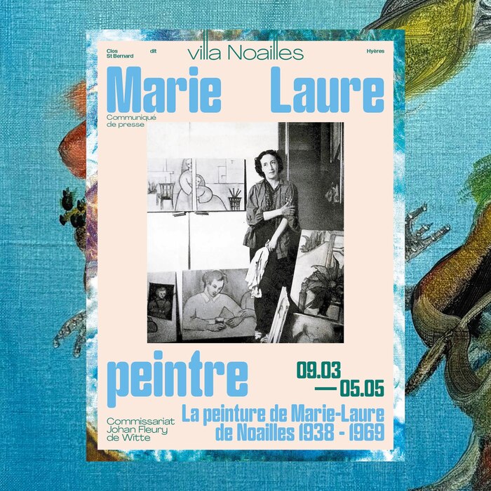 Marie-Laure peintre exhibition poster 2