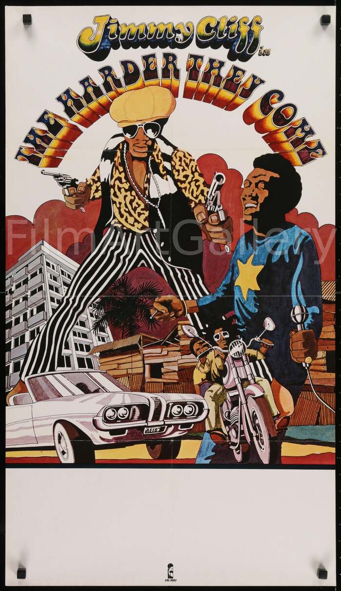 Promotional poster for the soundtrack by Island Records, UK, 1973. The elements of Bryant’s artwork were rearranged for the taller format.