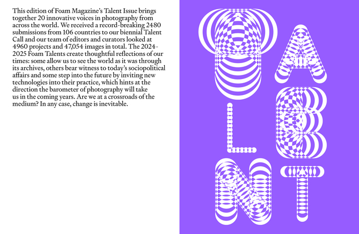 Foam Talent 2024–2025 exhibition and magazine 6