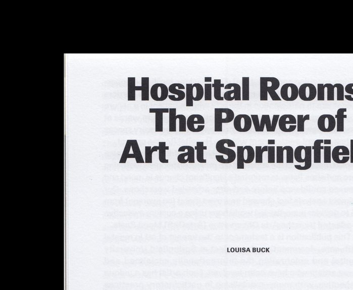 Hospital Rooms, Springfield Hospital Publication 7