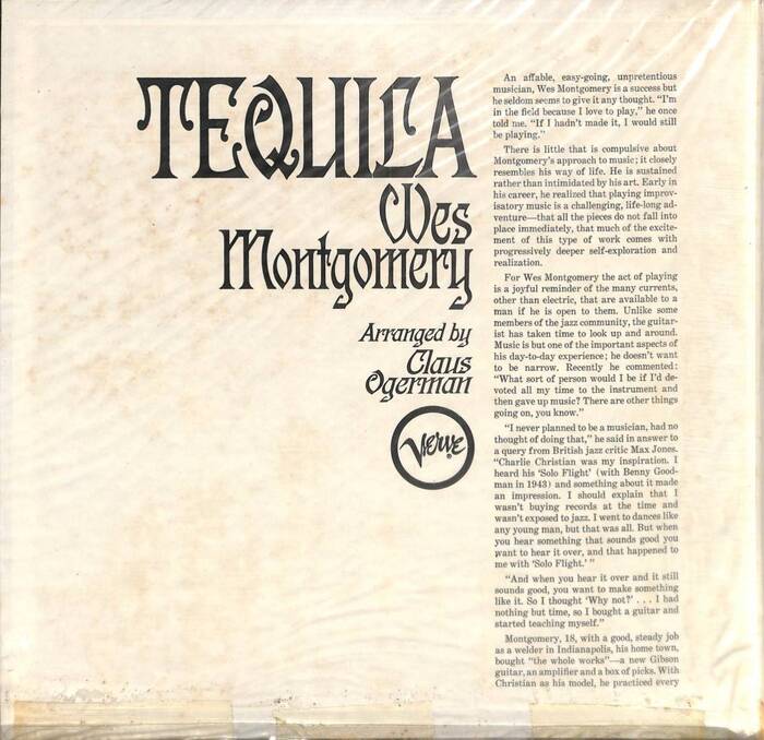 Wes Montgomery – Tequila album art 2