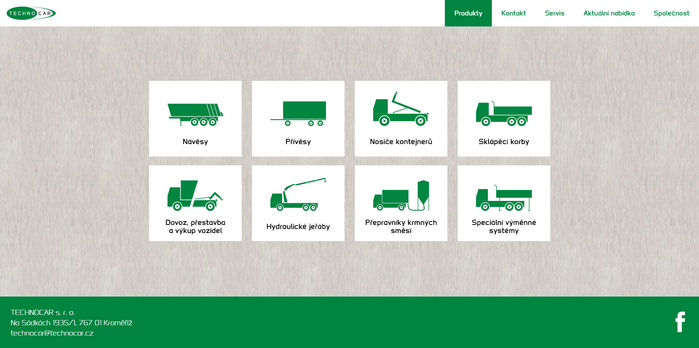 Technocar logo and website 2