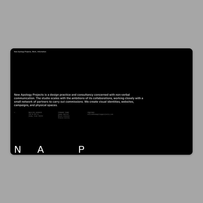 New Apology Projects website 2