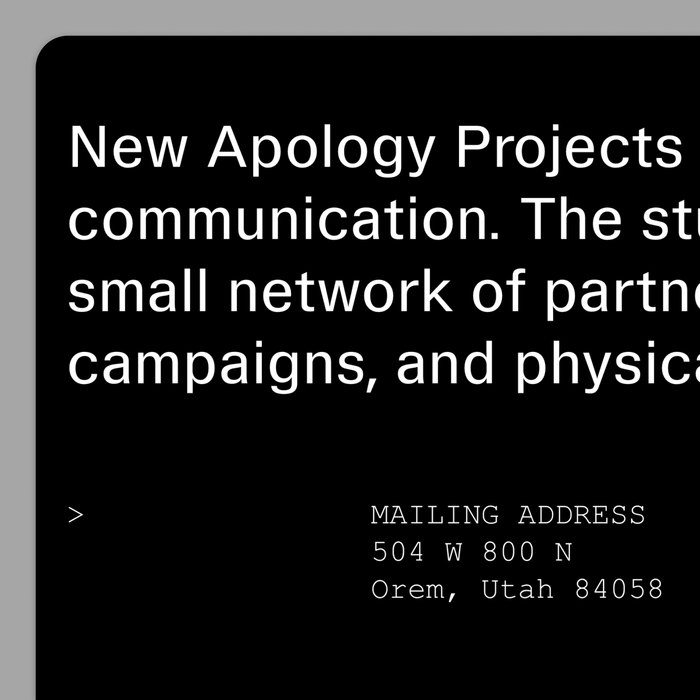 New Apology Projects website 4