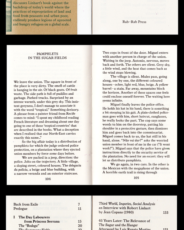The Sugar and the Hunger by Robert Linhart 2