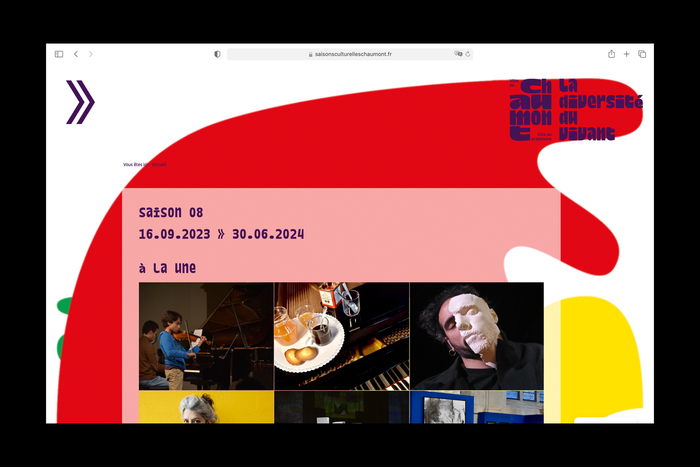 The Saisons Culturelles website