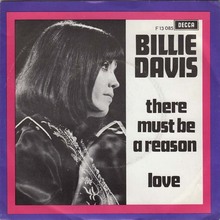 Billie Davis – “There Must Be a Reason” / “Love” Dutch single cover
