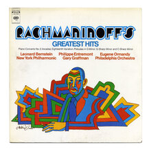 <cite>Rachmaninoff’s Greatest Hits</cite> album art