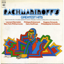 <cite>Rachmaninoff’s Greatest Hits</cite> album art