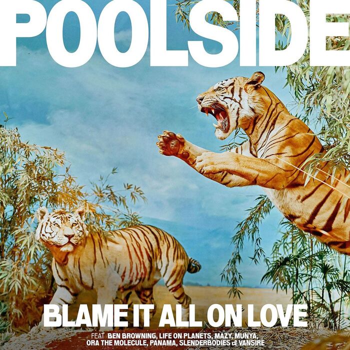 Poolside – Blame It All on Love album art, single covers, merchandise 1