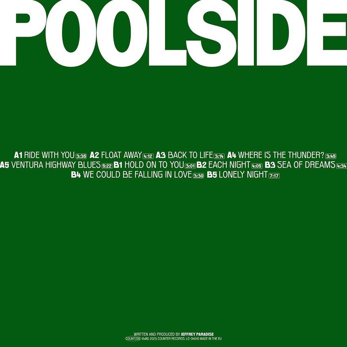 Poolside – Blame It All on Love album art, single covers, merchandise 2