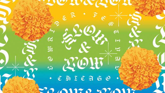 Slow &amp; Low: Chicago Lowrider Festival 2023 identity 1