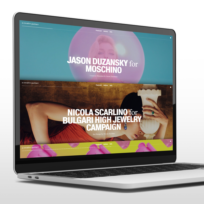 A Creative Partner website 1