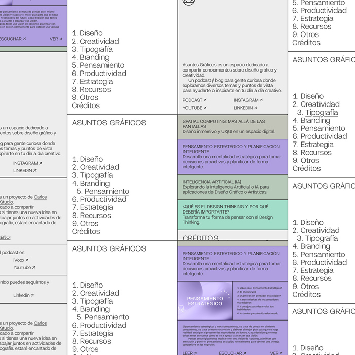 Asuntos Gráficos website 1