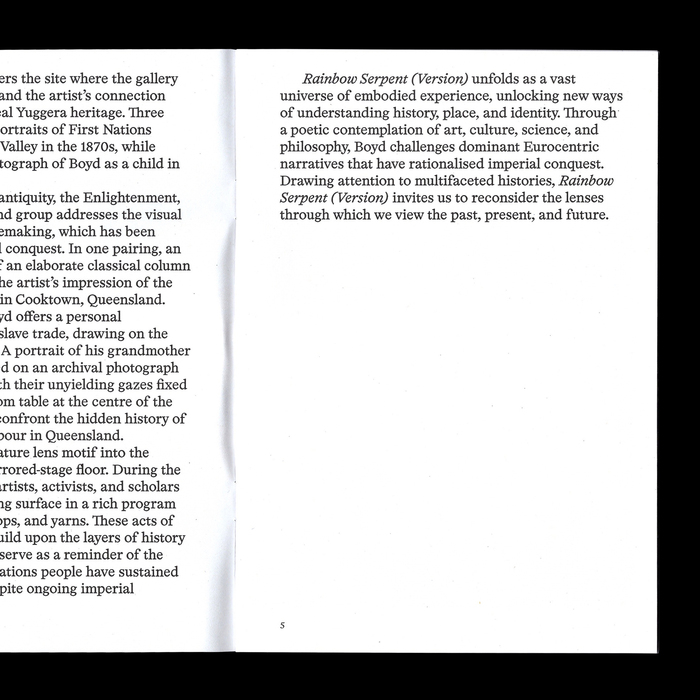 Daniel Boyd – Rainbow Serpent (Version) exhibition catalog 3