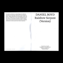 Daniel Boyd – <cite>Rainbow Serpent (Version)</cite> exhibition catalog