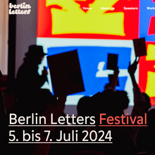 Berlin Letters Festival 2024