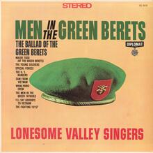 <span>Lonesome Valley Singers – </span><cite>Men in the Green Berets</cite> album art