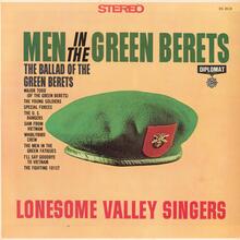 <span>Lonesome Valley Singers – </span><cite>Men in the Green Berets</cite> album art
