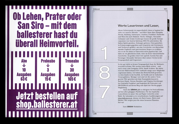 ballesterer magazine #187, March 2024 5