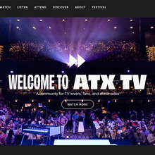 ATX TV website and festival identity