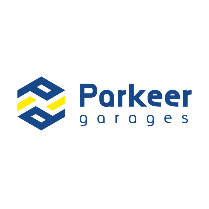 Parkeer Garages logo and website 1