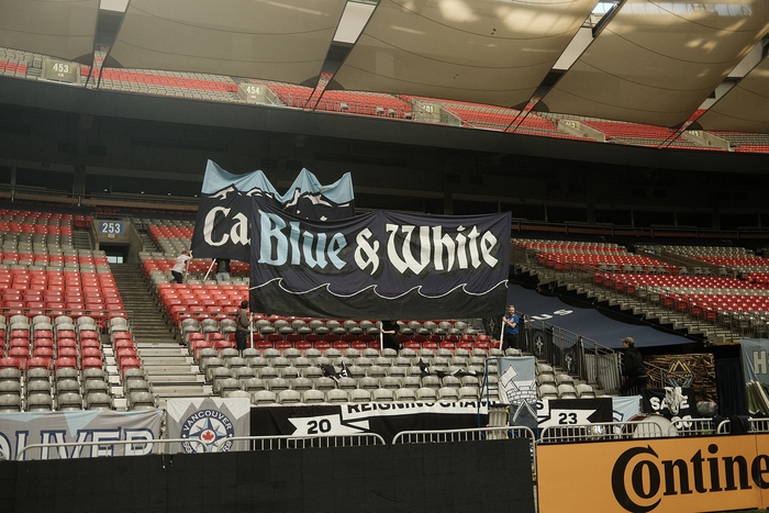 Tifo practice session at BC Place ahead of the game