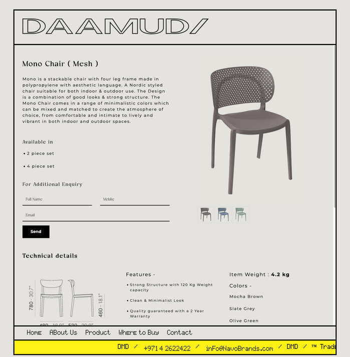Daamudi branding 3