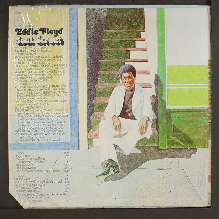 Credits and track list on the back cover are set in a light weight of .