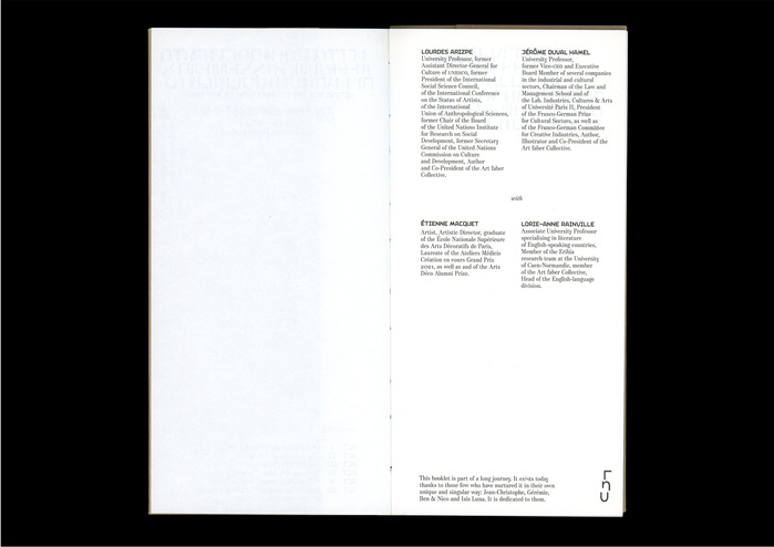 Affranchissement – Acting for the advancement of Art faber 5