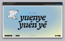 Yuen Ye – Athena Tian’s portfolio website