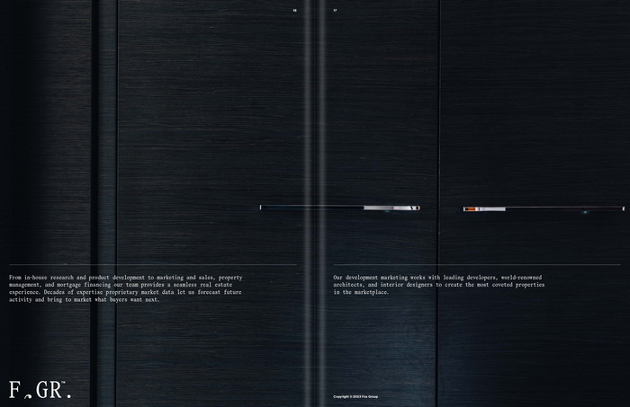 Fox Group visual identity and editorial design 2