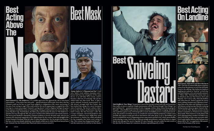 The New York Times Magazine, “Great Performers” issue 2024 4