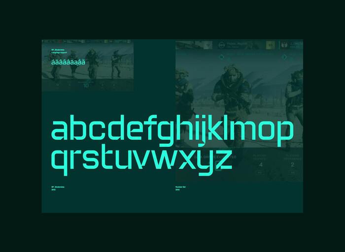 Battlefield 2042 game - Fonts In Use