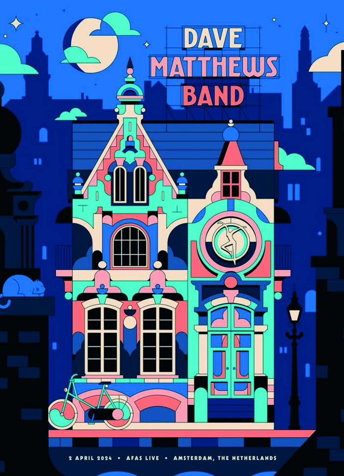 Dave Matthews Band at AFAS Live concert poster 1