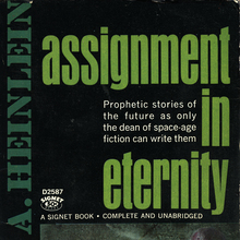 <cite>Assignment in Eternity</cite> and <cite>Beyond This Horizon</cite> by Robert A. Heinlein, Signet