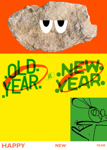 <cite>Old Year vs. New Year</cite> poster
